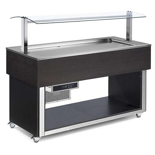 Buffet com refrigeração estática (placa gelada) Buffet com refrigeração estática (placa gelada)