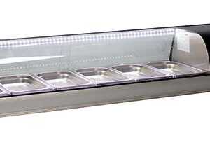 Vitrine de petiscos refrigerada