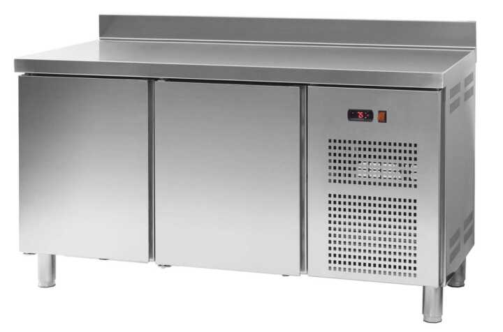 Bancada de conservação de congelados GN com 2 portas Bancada de conservação de congelados GN com 2 portas