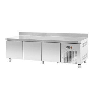 Base refrigerada para linha queima com 3 gavetões