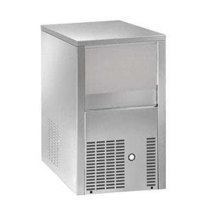 Máquina para fabricar gelo em cubos 25kg/24h com depósito de 6 kg