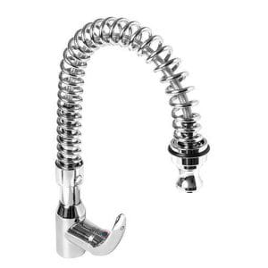 Misturadora de bancada monofuro com chuveiro e monocomando compacta