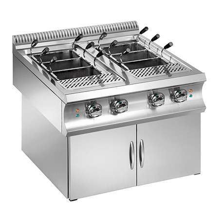 Cozedor de pasta elétrico 40+40 l Cozedor de pasta elétrico 40+40 l