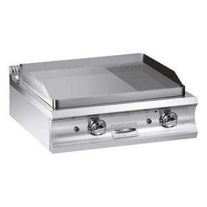 Fry-top a gás com placa 2/3 lisa