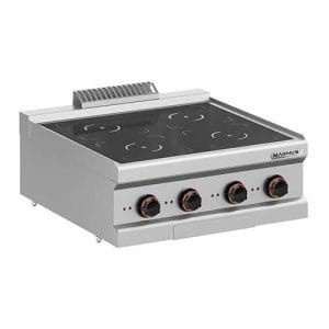 Fogão de indução com 4 indutores