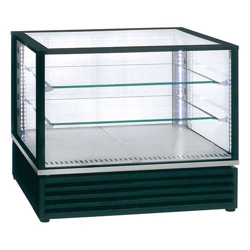 Vitrine panorâmica refrigerada de bancada Vitrine panorâmica refrigerada de bancada