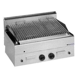 Grelhador pedra-lávica a gás