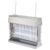 Eletrocutor de insetos em aço inox