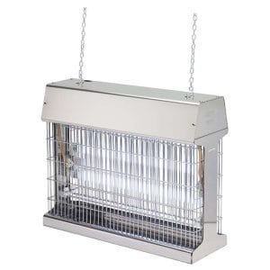 Eletrocutor de insetos em aço inox