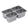 TABULEIRO INOX GN1/4-65
