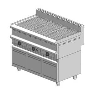 GRELHADOR MOVEL GAS/AG.G390 VER TRIPLO