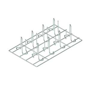 GRELHA INOX AISI 304 1/1GN ASSAR VERTICAL 8 FRANGO