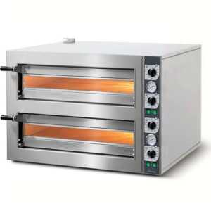 FORNO DE PIZZAS TZ435/2M 4+4P 350mm DIAMETRO