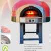 FORNO PIZZA GAS FIXO UG160K MOSAICO