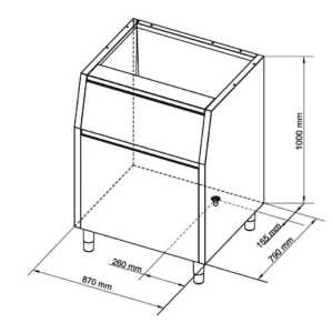 BIN 200 INOX P/VM500/900