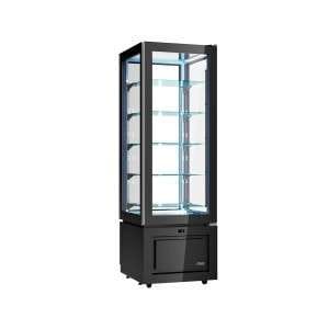 VITRINE LUXOR SLIM PRETA KP6A (+2º+10º) VENTILADA