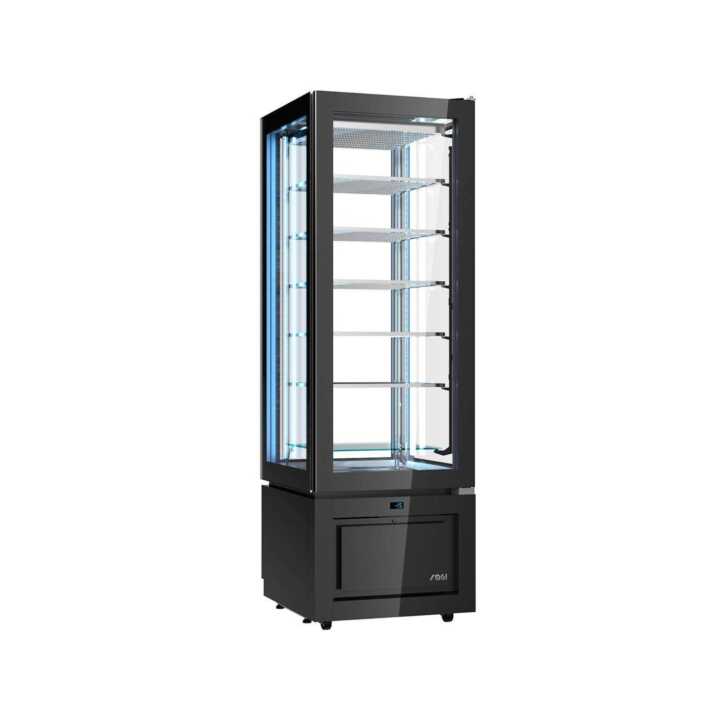 VITRINE LUXOR SLIM PRETA KG6A (-25º-15º) ESTÁTICA - Hotelequip.pt VITRINE LUXOR SLIM PRETA KG6A (-25º-15º) ESTÁTICA
