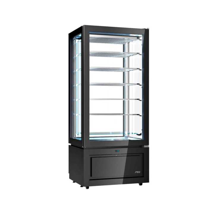 VITRINE LUXOR PRETA KG8A (-25º-15ºC) ESTÁTICA - Hotelequip.pt VITRINE LUXOR PRETA KG8A (-25º-15ºC) ESTÁTICA