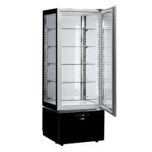 VITRINE LUXOR SLIM PRETA KP6Q (+2º+10º) VENTILADA