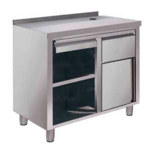 BANCADA COM TULHA 1 GAVETA 1000x600x850mm