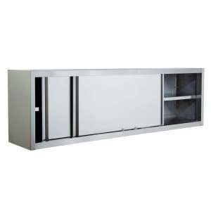 ARMARIO MURAL DE PAREDE C/PORTAS 2000x400x600 INOX