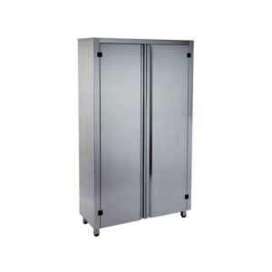ARMARIO VERTICAL 3 PRAT. PORTAS 1400x600x1800 INOX