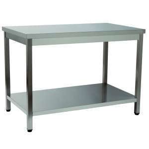 MESA DE TRABALHO 1 PRAT. 2000x600x850 INOX