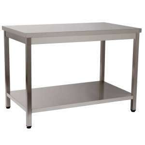 MESA TRABALHO 1 PRAT 2000x600x850 INOX DESMONTADA