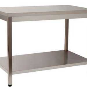 MESA DE TRABALHO 1 PRAT. 1000x700x850 INOX