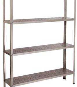 ESTANTERIA MODULAR PERFURADA 1000x400x1800 INOX