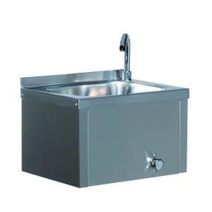 LAVA-MÃOS JOELHO 1 AGUA 400x300x250 INOX