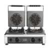 MAQUINA GOFRAS DUPLA EM FORMA TREVO