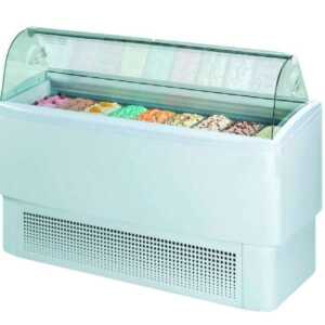 VITRINE DE GELADOS VENTILADA VIDRO CURVO SAONA12