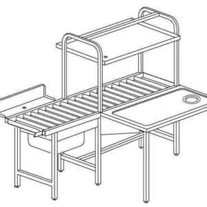 MESA RTC18 COM SISTEMA MECANICO 1800x1370x1550h
