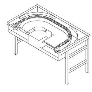 CURVA ROLOS MOT.180º LC97/3 850x1500x885 MOD.AX