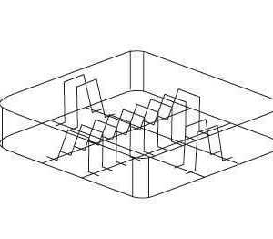 CESTO PRATOS C03 370x370x100h