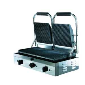 GRELHADOR DUPLO DE PLACAS NERVURADAS XBR/2 TRIF.