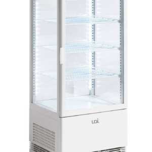 VITRINE EXPOSITORA BRANCA GRELHAS AJUSTAV UDVEGF79