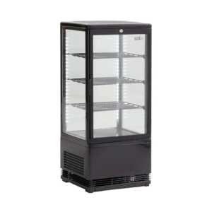 VITRINE EXPOSITORA PRETA UDVEGA80 GRELHAS AJUSTAV