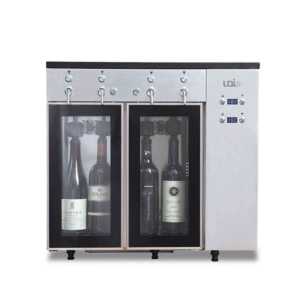 DISPENSADOR VINHO 4 GARRAFAS UDSOMMELIER4 INOX
