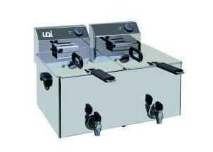 FRITADEIRA ELE.BANC.UFRI 2x10LT TORN.400V RES.DUP.