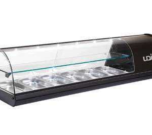VITRINE REFRIGERADA 2 PLANOS UDI 8B-VC LEDS