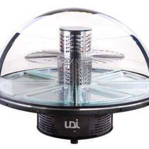 VITRINE REFR.PANORÂMICA UDI BUFFET LEDS C/CUP.VIDR