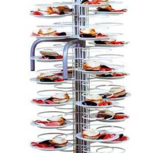 CARRO PORTA PRATOS (96) RODAS (CA1440) CROMADO