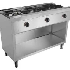 UDFG5K201G FOGAO GAS 3 QUEIMADORES ARMARIO ABERTO