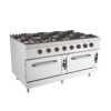 UDFO78FG FOGAO 8 QUEIMADORES + 2 FORNOS GAS