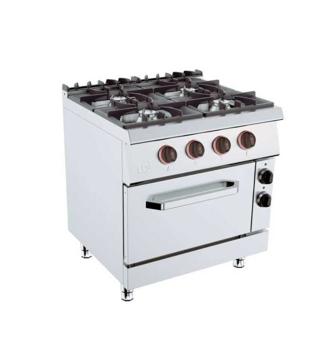 UDFO74FE FOGAO 4 QUEIMADORES + FORNO ELETRICO - Hotelequip.pt UDFO74FE FOGAO 4 QUEIMADORES + FORNO ELETRICO