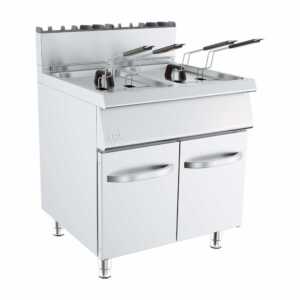 FRITADEIRA GAS 2x18lt ARMARIO