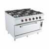 FOGAO GAS 6 QUEIMADOR MAXIFORNO GAS 4x10kW+2x6