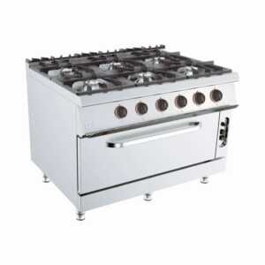 FOGAO GAS 6 QUEIMADOR MAXIFORNO GAS 4x10kW+2x6